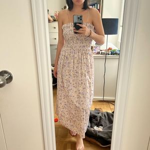 floral maxi dress